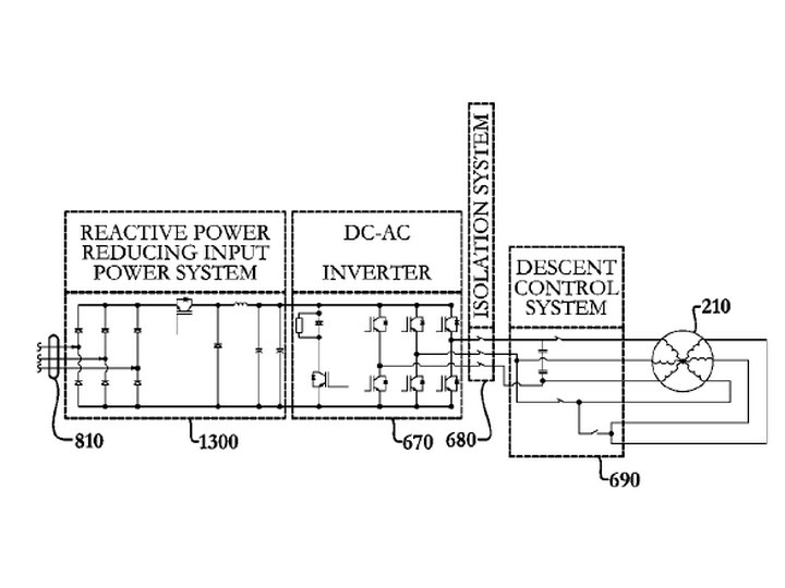 9,647,596 - Sky Climber LLC - Motor control system having a reactive power reducing input power system