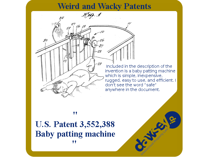3,552,388 - Thomas V. Zelenka - Baby patting machine