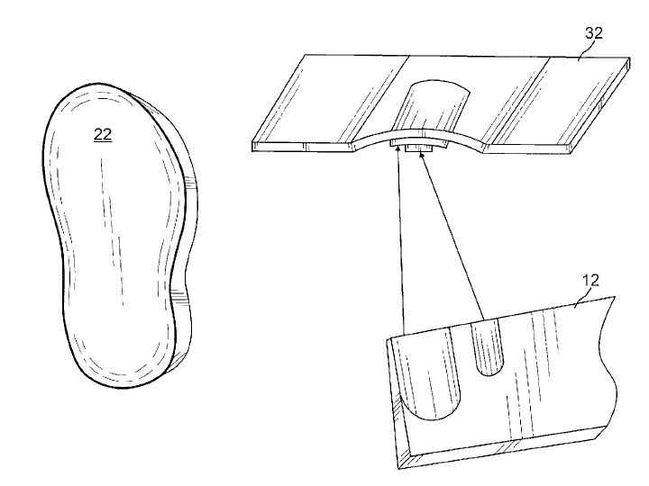 8,122,550 - Johnson; Lanny L. - Method of treating osteoarthritis using insoles