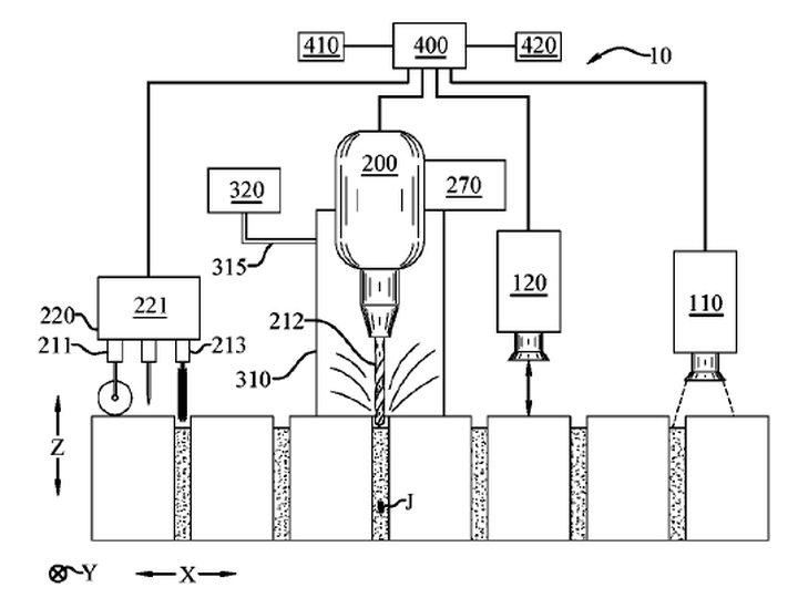 8,527,103 - Sky Climber Field Services, LLC - Method and system for mortar removal