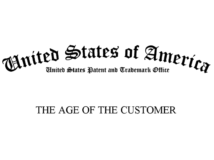 4,342,940 THE AGE OF THE CUSTOMER