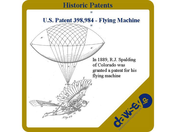 398,984 - R.J. Spalding - Flying Machine