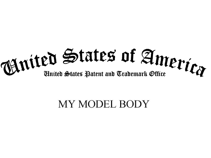 5,649,761 - MY MODEL BODY