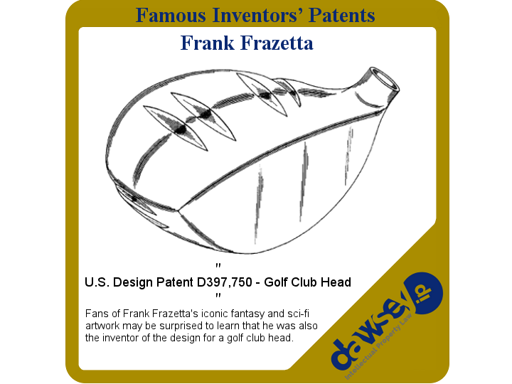 D397,750 - Frank Frazetta - Golf Club Head