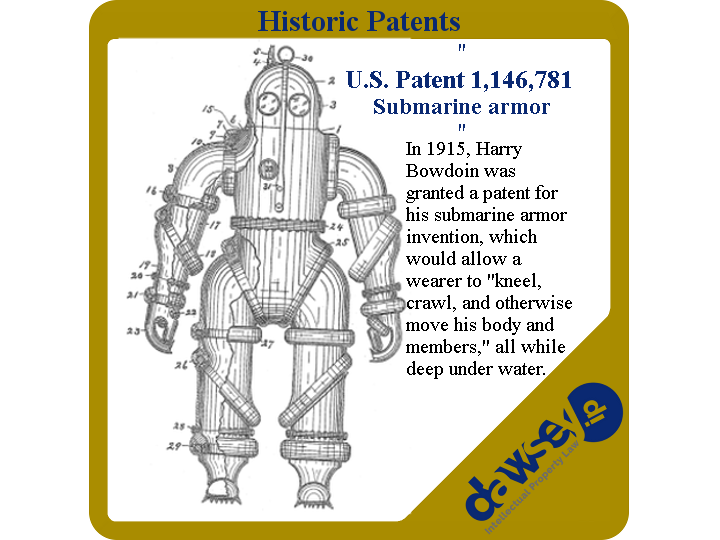 1,146,781 - H.L. Bowdoin - Submarine Armor