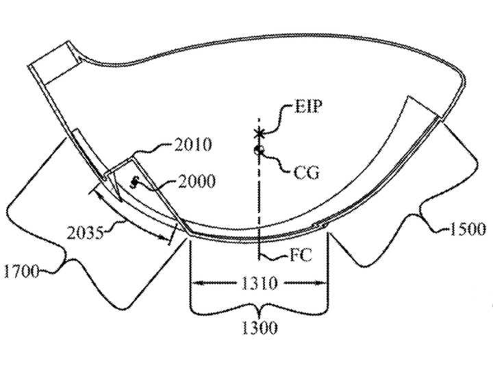 10,792,542 - TaylorMade Golf Co. Inc. - Golf club head having a stress reducing feature and shaft connection system socket