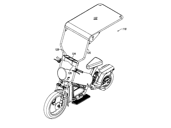 11,358,042 – Eric W. Reimers   - Rideable Golf Bag Cart/Cycle