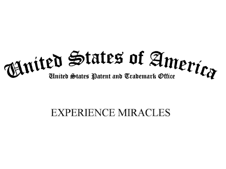 7,771,354 - EXPERIENCE MIRACLES